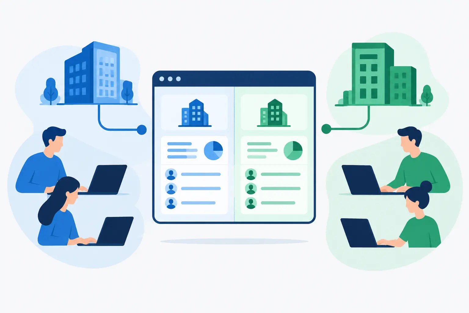 Cómo separar empresas en plataforma sin mezclar datos