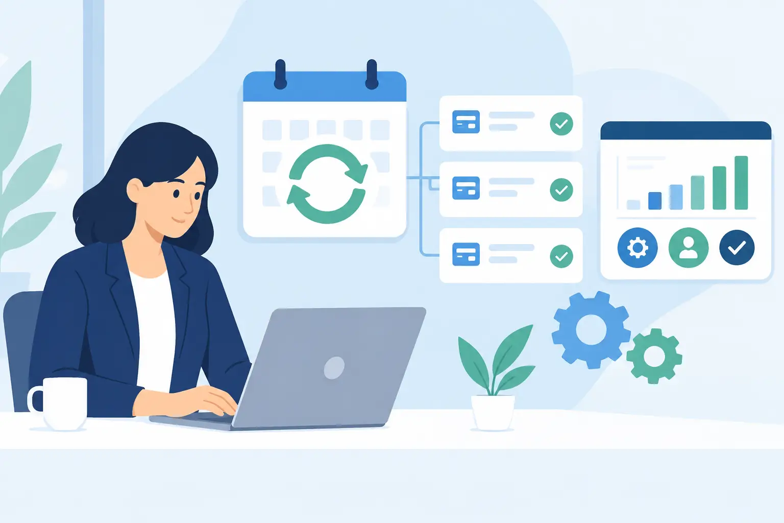 Facturación recurrente mensual con control operativo