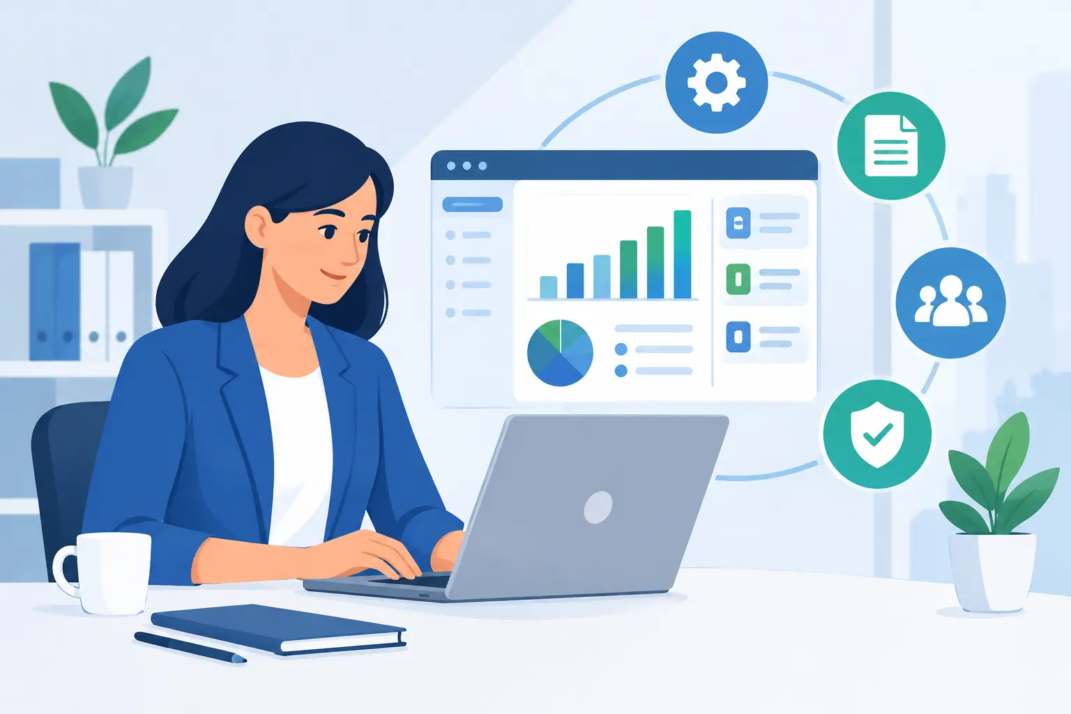 Software administrativo para operar con control